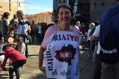 Soria se detiene durante 5 minutos con la España Vaciada.