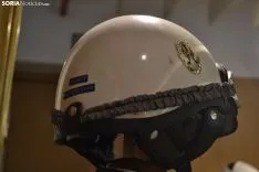 Una de las imágenes de la muestra y de su apertura este lunes. /SN