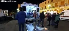 Una imagen de la plaza Mayor está tarde. /SN