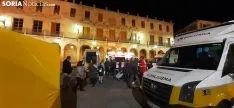 Una imagen de la plaza Mayor está tarde. /SN