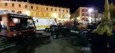 Una imagen de la plaza Mayor está tarde. /SN