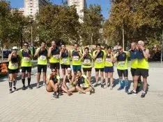 Sorianos en la Media Maratón de Valencia.