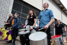 Ensayos del desfile de las Ánimas 2019. /Festival de las Ánimas