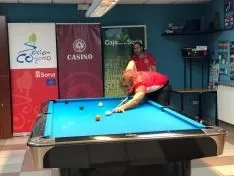 Foto 4 -  El C.A. Numancia cae ante Billar Brazco Pool de Pamplona en el Casino.