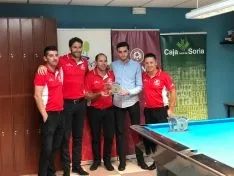 Foto 3 -  El C.A. Numancia cae ante Billar Brazco Pool de Pamplona en el Casino.