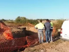 Imágenes de los trabajos de Agua de Soria.