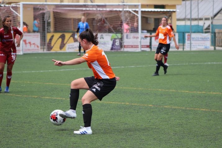 Marta Charle, defendiendo la camiseta del Parquesol. Martina Merino