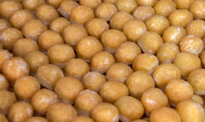 Buñuelos sorianos en un obrador de la provincia. 