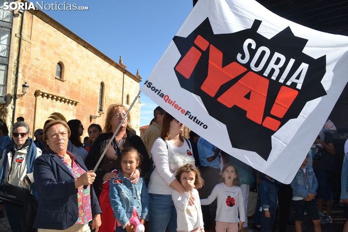 FOTOS y VÍDEO: Soria se para junto a la España Vaciada en busca de un Pacto de Estado