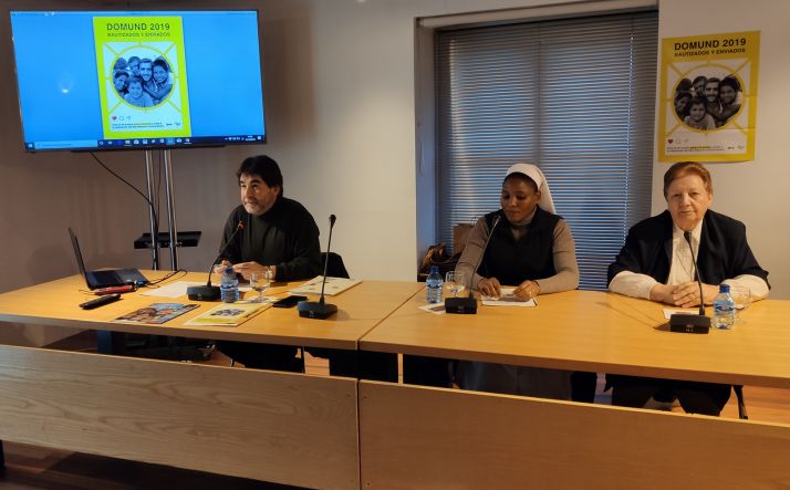 Presentación de la jornada del Domund este jueves. /DOS