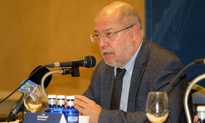 Francisco Igea, este viernes en Palencia. /Jta.