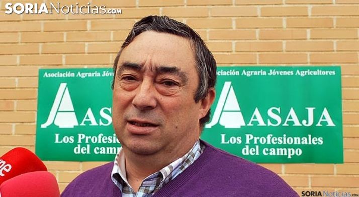 Carmelo Gómez, presidene de ASAJA-Soria. / SN