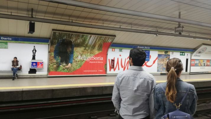 Las setas sorianas crecen en el Metro de Madrid