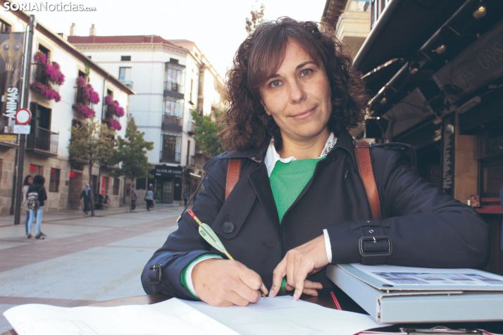 Raquel Frías se sienta en el Rincón de Soria Noticias