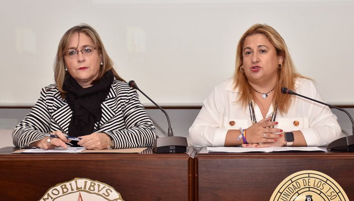 Soledad Borque (izda.) y Yolanda de Gregorio. /Jta.