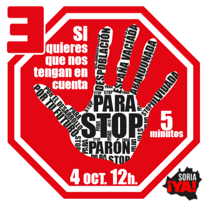 La Soria ¡Ya! pide a los sorianos que usen las redes para dar visibilidad al paro del viernes