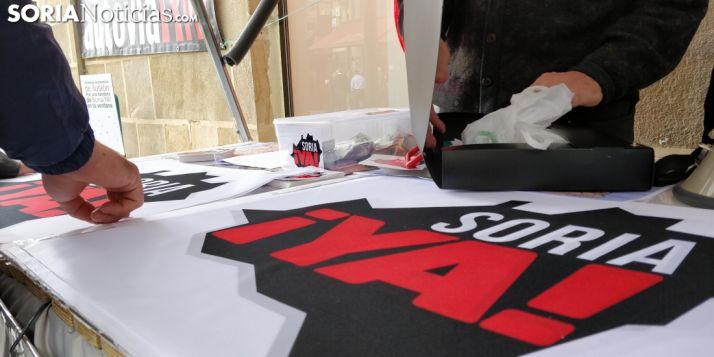 La Soria Ya inicia la ‘operación renove’ de banderas