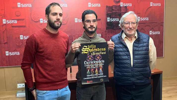 Delgado (izda.), Atienza y Bárez. /Ayto. 