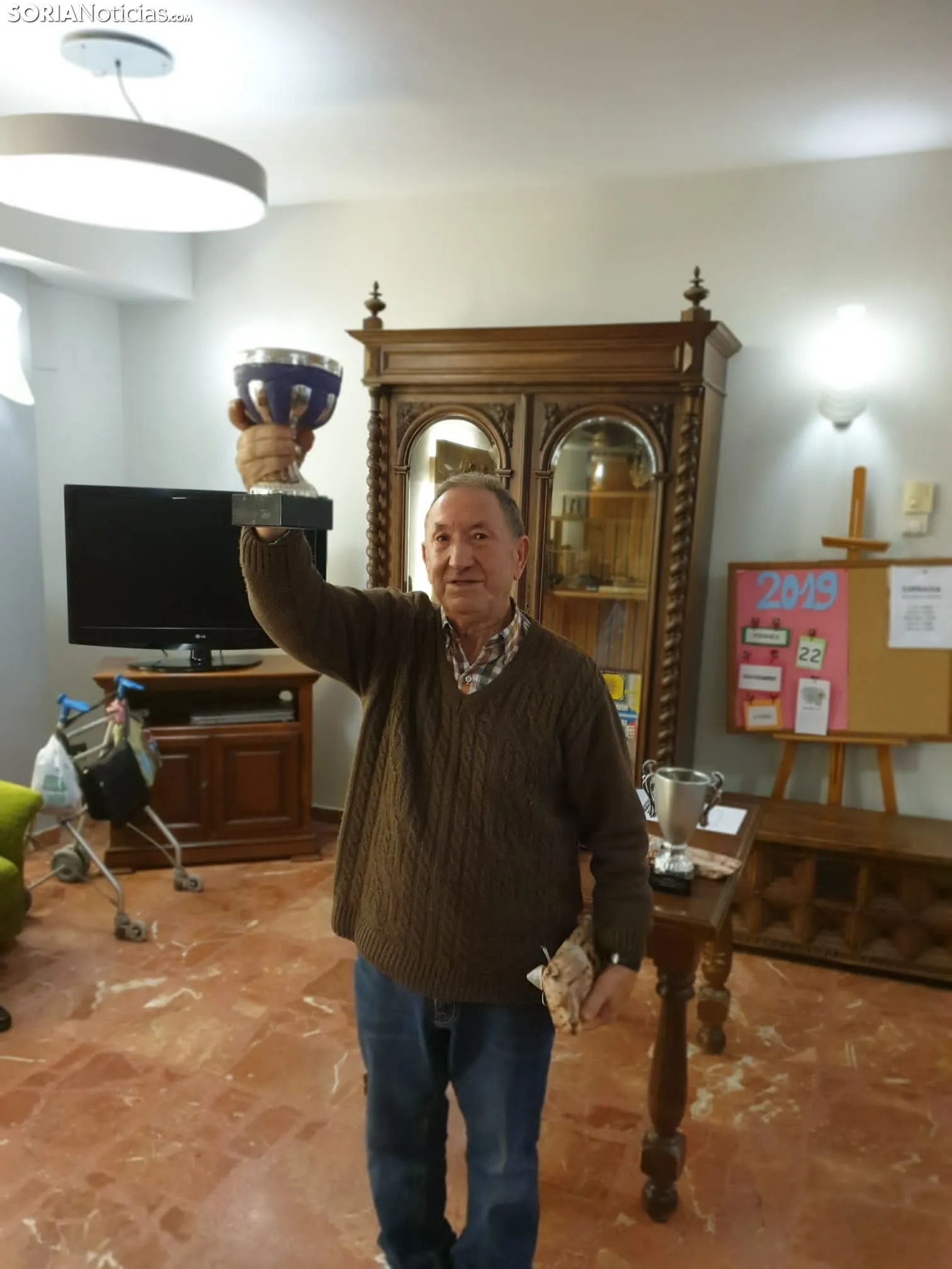 Una de las imágenes de la semana en el centro residencial. /SN