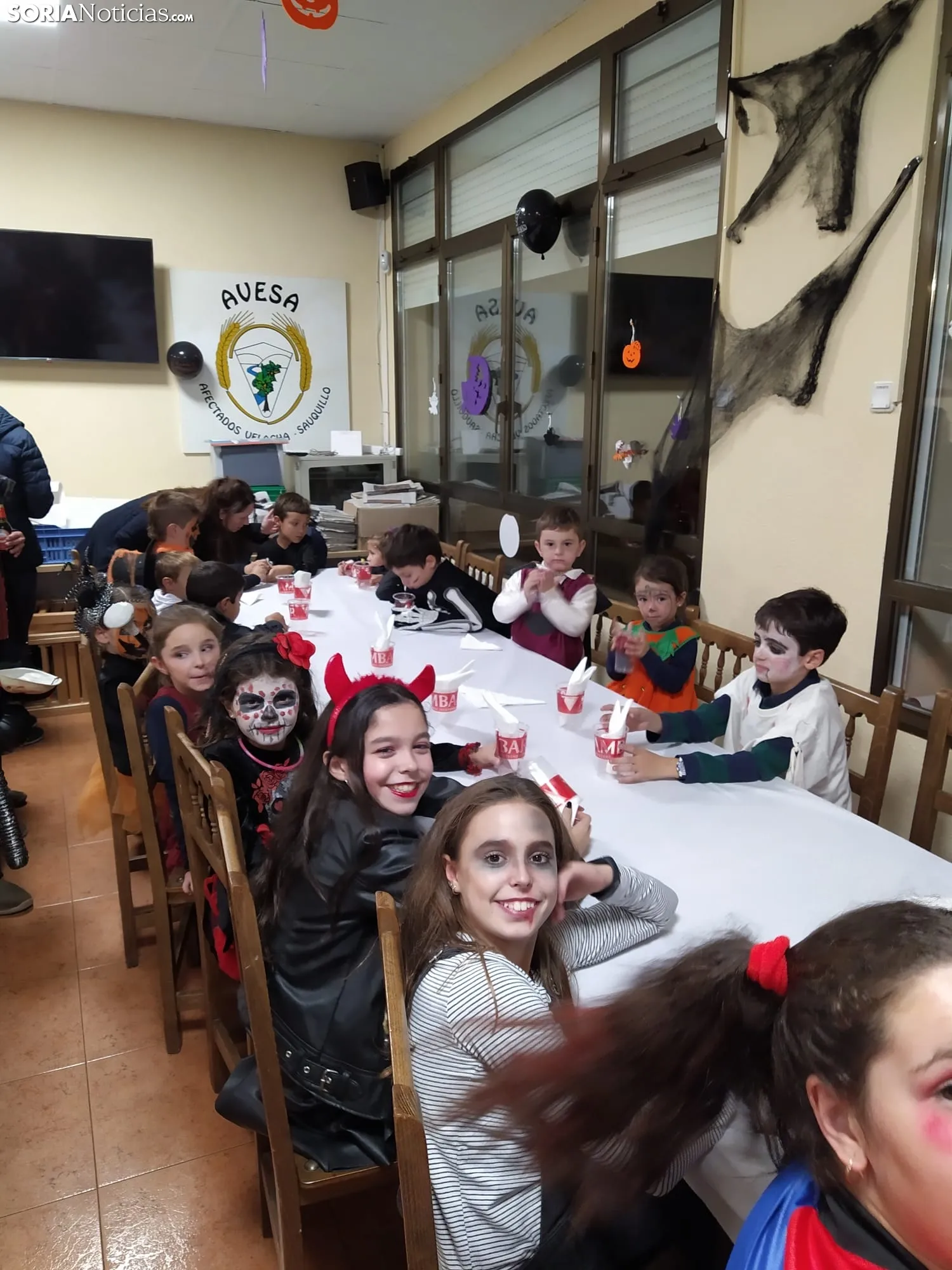 Noche de Halloween en Cubo de la Solana. 