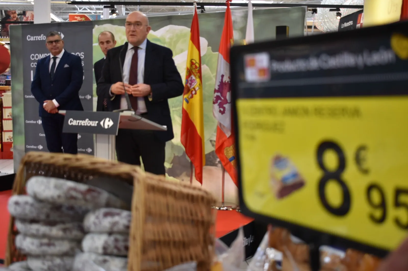 Campaña promocional en Carrefour.
