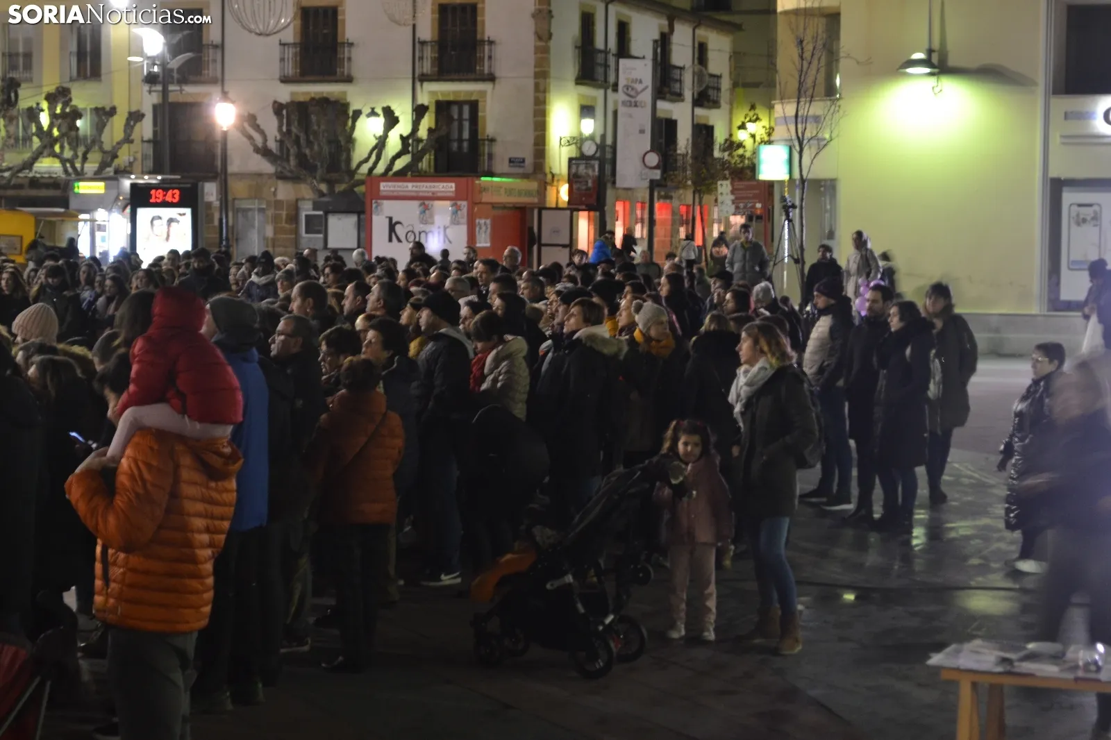 Una imagen de este 25-N en la capital soriana