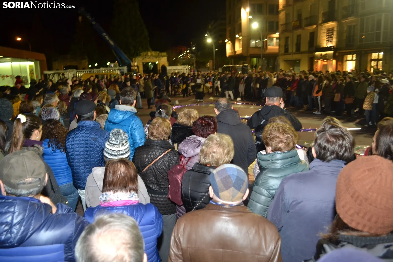 Una imagen de este 25-N en la capital soriana