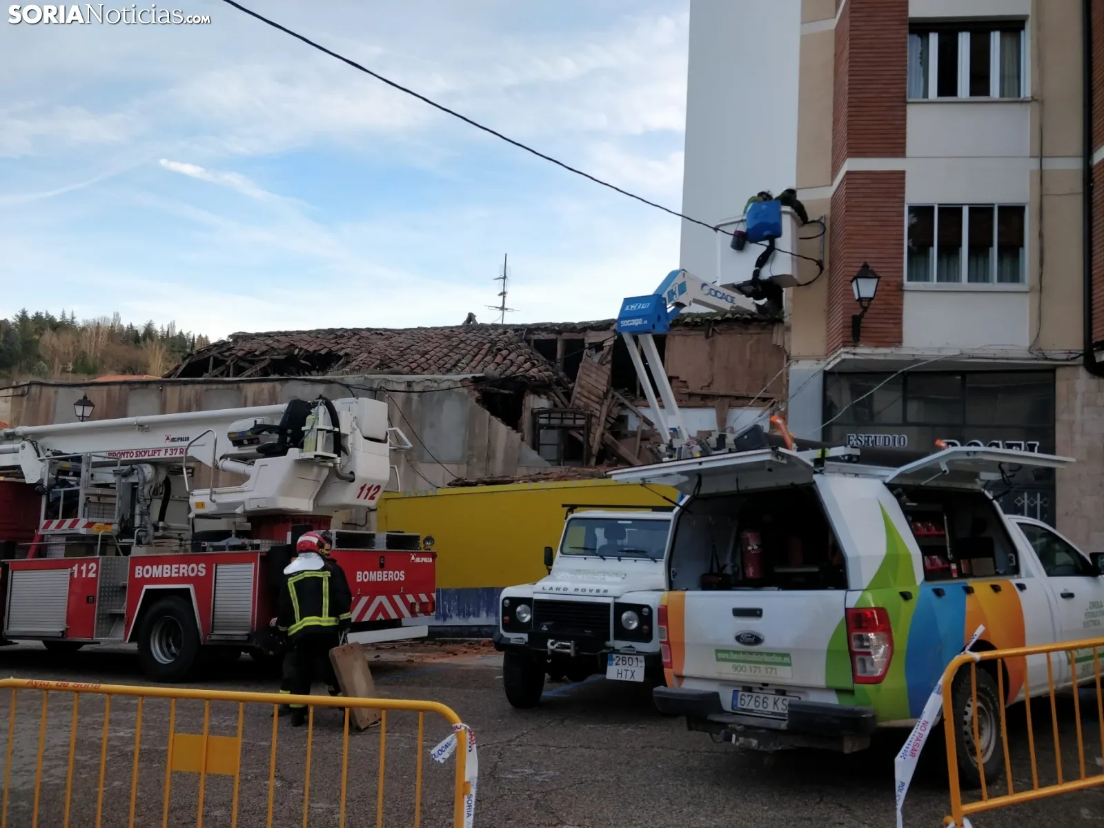 Una imagen del operativo tras el derrumbe. /SN