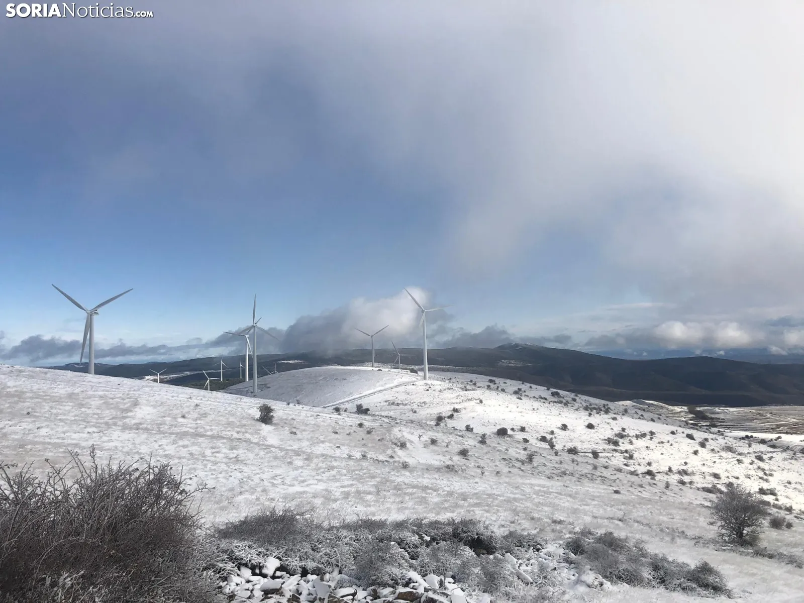 Foto 7 - La nieve en Oncala presagia el temporal