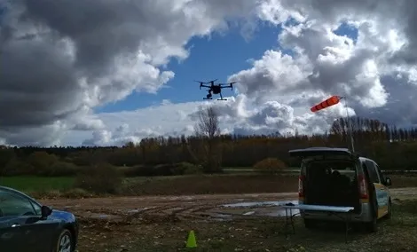 La GC de Soria trabaja con drones.