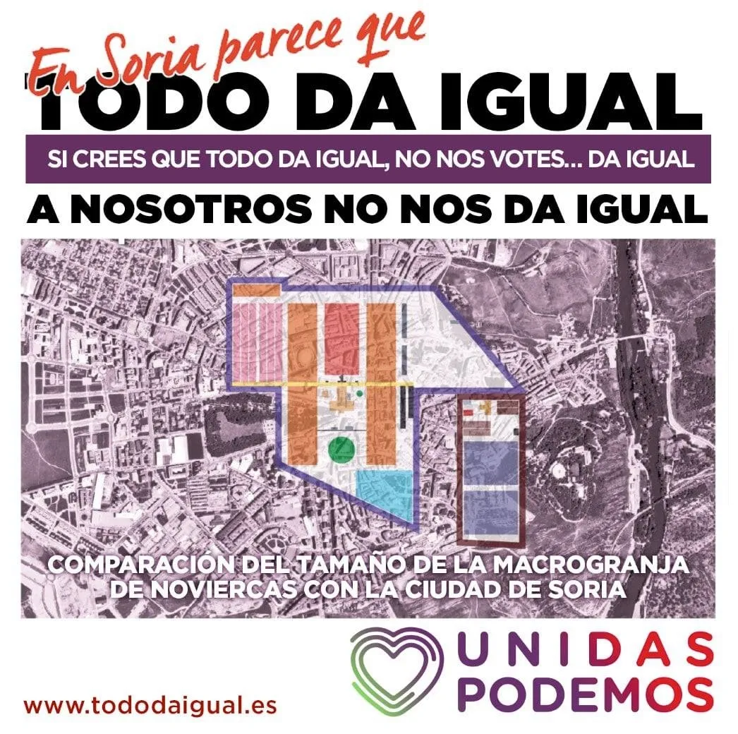 Imágenes de la campaña de Unidas Podemos.