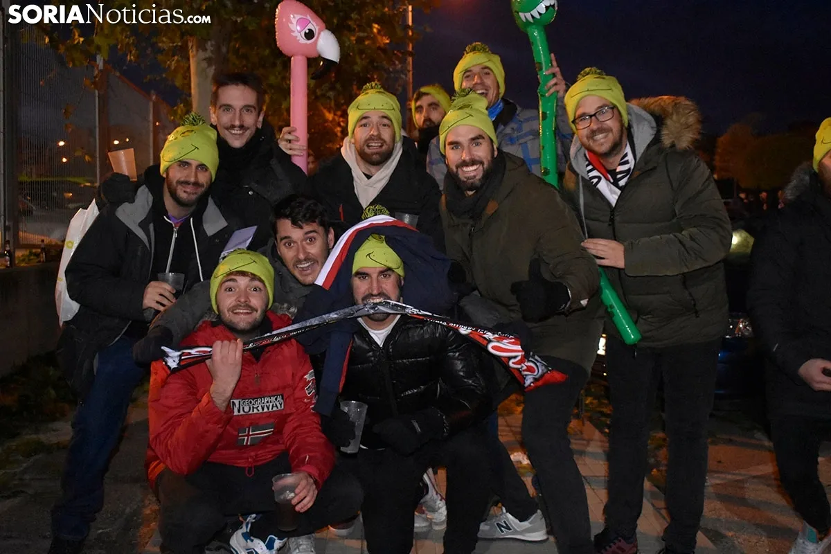 Aficiones del Numancia y el Rayo Vallecano.