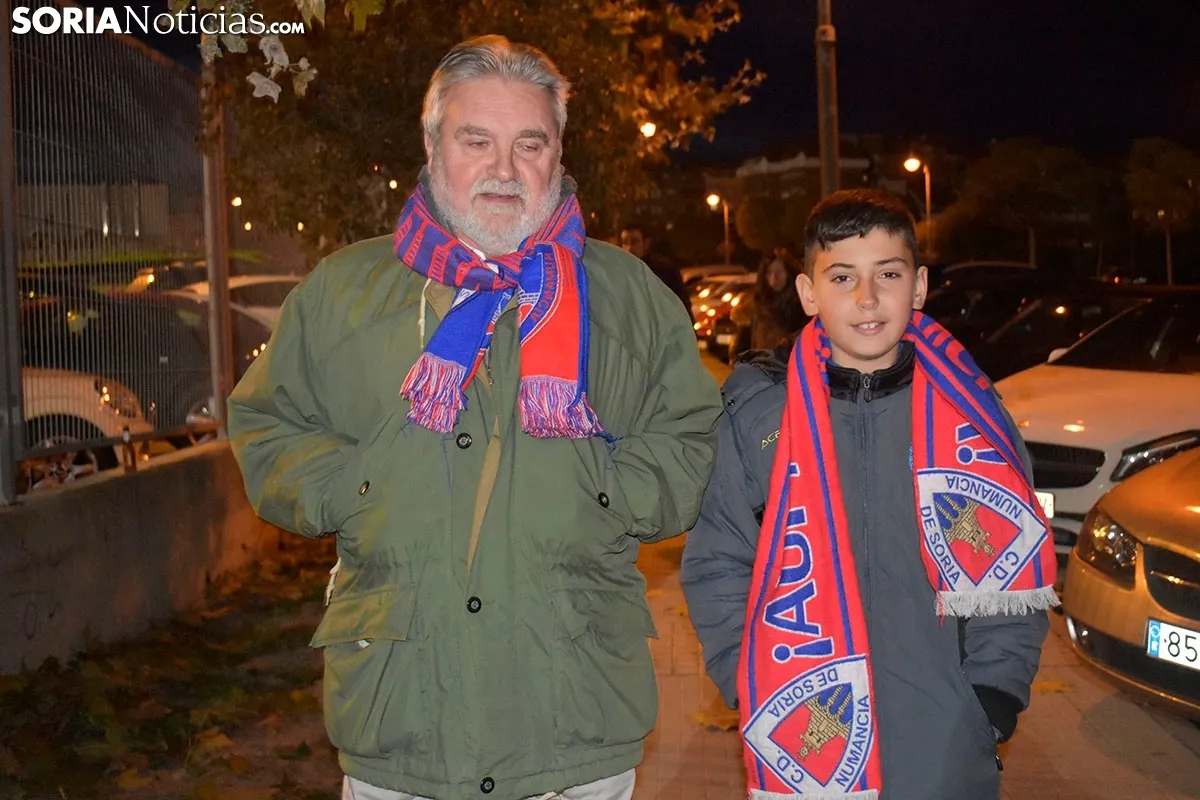Aficiones del Numancia y el Rayo Vallecano.
