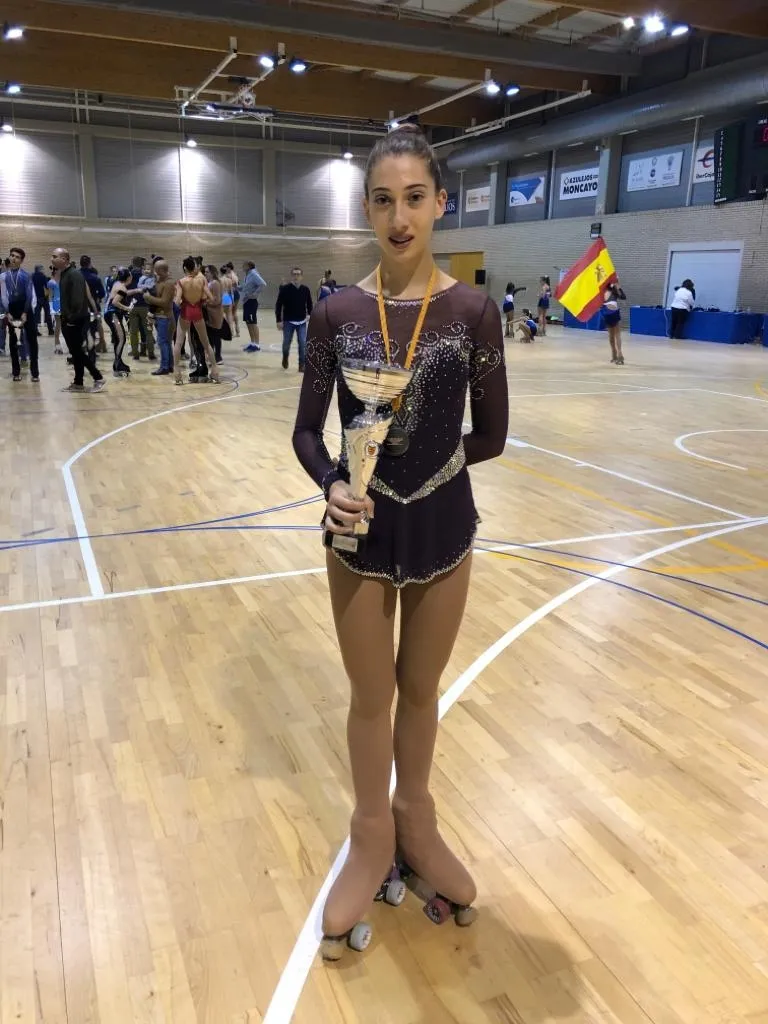 Ana Arancón y Gabriela Sanz acudieron a la Copa de Aragón en representación del CD Patín.