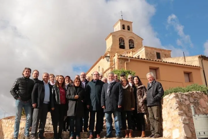 Visita de Ángel Gabilondo, portavoz socialista de la Asamblea de Madrid, ha visitado la comarca de El Burgo de Osma. PSOE