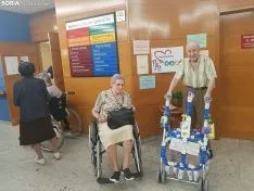Una imagen del ambiente en el centro residencial este miércoles. /SN