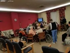 Una imagen del ambiente en el centro residencial este miércoles. /SN