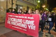 Una imagen de este 25-N en la capital soriana