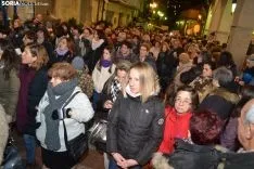 Una imagen de este 25-N en la capital soriana