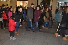 Una imagen de este 25-N en la capital soriana
