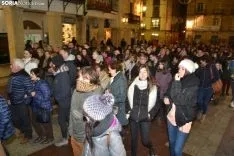 Una imagen de este 25-N en la capital soriana