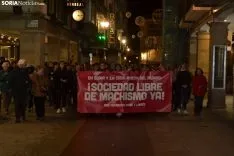 Una imagen de este 25-N en la capital soriana