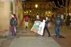 Una imagen de este 25-N en la capital soriana