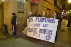 Una imagen de este 25-N en la capital soriana