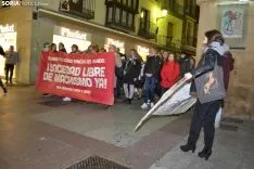 Una imagen de este 25-N en la capital soriana