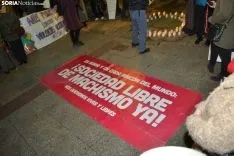Una imagen de este 25-N en la capital soriana