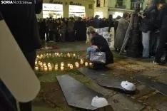 Una imagen de este 25-N en la capital soriana