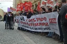 Una imagen de la concentración de este miércoles. /SN