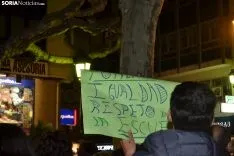 Una imagen de este 25-N en la capital soriana