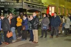 Una imagen de este 25-N en la capital soriana
